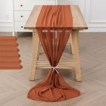 Table Runner Flohar Chiffon 29 x 300 cm Sheer Romantic, pacote com 6