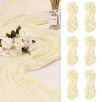 Table Runner KEEPSHOWING Cheesecloth 3m para casamento de Natal