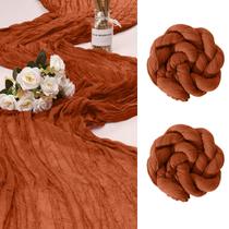 Table Runner KEEPSHOWING Cheesecloth 3m para casamento de Natal