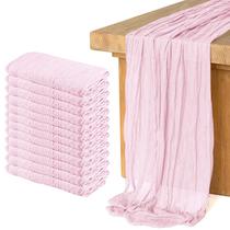 Table Runner KEEPSHOWING, pacote com 12, 89x305 cm, rosa corado