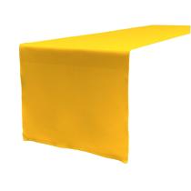 Table Runner LA Linen Poliéster Poplin 35x275cm Amarelo Escuro P Table Runner LA Linen Poliéster Poplin 35x275cm Amarelo Escuro P