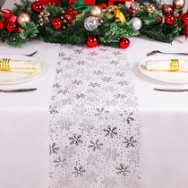 Table Runner Snowkingdom 28 cm x 15 m Silver Snowflake Table Runner Snowkingdom 28 cm x 15 m Silver Snowflake