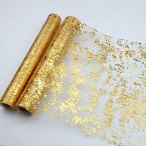 Table Runner Snowkingdom Gold Sequin Glitter 28 x 275 cm - 2 peças