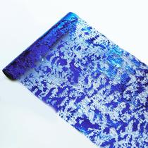 Table Runner Snowkingdom Royal Blue 28 cm x 15 m de malha metálica Table Runner Snowkingdom Royal Blue 28 cm x 15 m de malha metálica