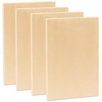 Tableros de Madera para Lienzo Dragón Dibujado 8x12 cm con Bastidor de 1.9 cm Juego de 4