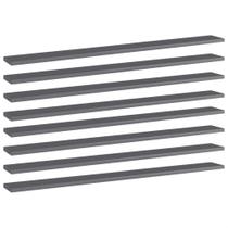 Tableros para Estantería Casafoyer Gris Brillante de Tablero de Partículas 8 piezas