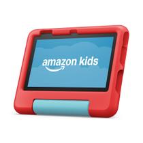 Tablet Amazon Fire 7 Kids, modelo mais novo, 16 GB, vermelho