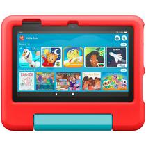 Tablet Amazon Fire HD 7 Kids 12TH Gen 16GB/2GB Ram de 7" 2MP/2MP com Capinha Vermelha