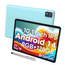 Tablet Android 10 Polegadas com 128GB de Armazenamento e Bateria de 6000mAh - Cor Cinza