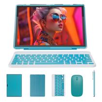 Tablet ATOZEE 2 em 1 Android 14, 10 polegadas, 6 GB+32 GB, 1 TB