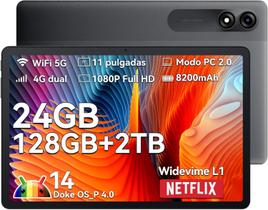 Tablet Blackview TAB90 4G 24 GB de RAM 128 GB ROM Android 14 de 11 polegadas