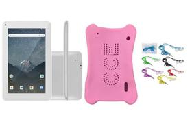 Tablet Branco M7s Go 16GB 7 polegadas WIFI Bluetooth + Capa de Silicone Anti Queda + fone de ouvido - Multilaser