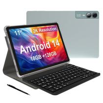 Tablet Brvaiuen Ecrã Android 14 2K de 11 polegadas 18 GB RAM 128 GB