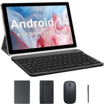 Tablet BYANDBY 10 Polegadas 2 em 1 - Android, 64GB+8GB+1TB - Preto