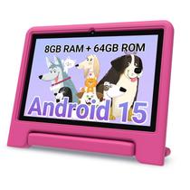 Tablet CFVOCUY 10.1" 8 GB de RAM 64 GB ROM Android 15 Kids