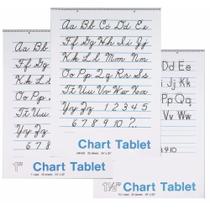 Tablet Chart Pacon ASST Rule 24x32cm, 25 folhas, pacote com 12