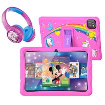 Tablet Contixo K103 de 10 polegadas e 32 GB de armazenamento, 3 GB de RAM com fones de ouvido