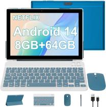Tablet CUPEISI Android 14 10.1" 8 GB de RAM 64 GB de ROM com acesso.