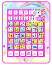 Tablet de aprendizagem Lexibook Unicorn Educational Bilíngue Rosa