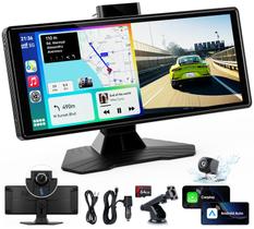 Tablet de carro portátil WANAWONG K de 10,26 polegadas com Carplay Android Auto