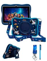 Tablet de criança menino D12 infantil caneta+ Fone gatos