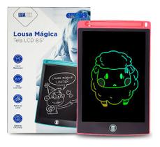Tablet De Desenho Lcd 8,5 Infantil Lousa Digita Vermelho