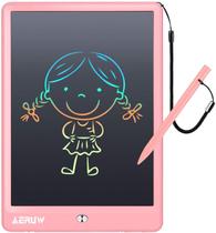 Tablet de escrita LCD Colorido 10 Polegadas Eletrônicas Doodle Board eWriter Drawing Pad com Memória Lock Gift for Kids &amp Adults Home School Office Handwriting Tablet (Rosa)