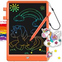 Tablet de escrita LCD FLUESTON Doodle Board de 10 polegadas laranja