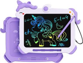 Tablet de escrita LCD Kikapabi Unicorn Colorful Screen Girls