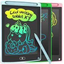 Tablet de escrita LCD LEYAOYAO colorido de 3 a 6 anos, pacote com 3