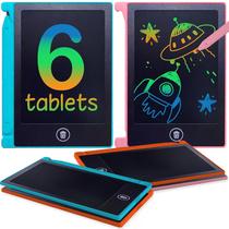 Tablet de escrita LCD Playtapus Party Favor Kids de 4,5 polegadas, pacote com 6