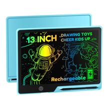 Tablet de escrita LCD POPERFUN recarregável de 13 polegadas azul claro