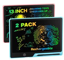 Tablet de escrita LCD POPERFUN recarregável de 13 polegadas para crianças