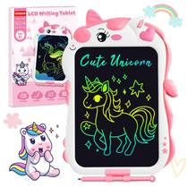 Tablet de escrita LCD POPERFUN Unicorn para crianças de 8,5 polegadas