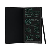 Tablet De Escrita LCD Portátil De 6,5 Polegadas Com Capa De Couro, Bloco Digital Reutilizável Para Tablet De Escrita LCD Portátil De 6,5 Polegadas Com Capa De Couro, Bloco Digital Reutilizável Para