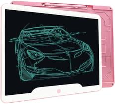 Tablet de escrita LCD, Richgv 15 Polegadas Escrevendo Doodle Board Digital Digital Writing Pad para a idade 3+ rosa
