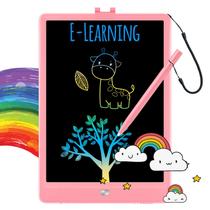 Tablet de escrita LCD TEKFUN Doodle Board de 10 polegadas rosa