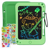 Tablet de escrita LCD TEKFUN Toddler Kids 21,6 cm verde com adesivos