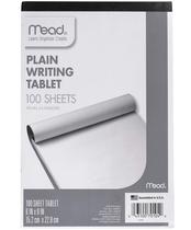 Tablet de escrita Mead, bloco de papel de 6 x 9 cm, 100 folhas Tablet de escrita Mead, bloco de papel de 6 x 9 cm, 100 folhas