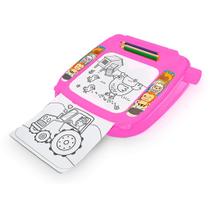 Brinquedo Educativo Bebe Caminhao Didatico Rosa - Super Toys em