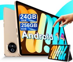 Tablet Dghrti 2025 Android 14 de 11 polegadas 24 GB de RAM 256 GB de ROM