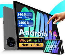 Tablet Dghrti Android 14 de 11 polegadas 24 (8+16) GB de RAM 256 GB de ROM