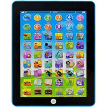 Tablet Didático Educativo Infantil Crianças Inglês/Português Azul