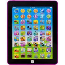 Tablet Didático Educativo Infantil Crianças Inglês/Português Well Kids Rosa