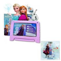 Tablet Disney Frozen 4GB RAM 64GB Android 13 Wi-fi + Case + Balança Digital NB4161K - Multi