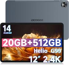 Tablet DOOGEE T40 PRO 12 polegadas 20 GB de RAM 512 GB ROM 10800 mAh