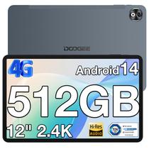 Tablet DOOGEE T40PRO 12 polegadas 512 GB ROM 20 GB de RAM Android 14
