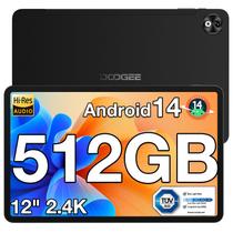 Tablet DOOGEE T40PRO 12 polegadas Android 14 20 GB RAM 512 GB ROM