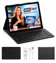 Tablet Easytech 10.1 Polegadas 12GB RAM 256GB de Armazenamento Teclado Capa Entrada Para Chips Tablet Easytech 10.1 Polegadas 12GB RAM 256GB de Armazenamento Teclado Capa Entrada Para Chips
