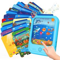 Tablet educacional para crianças, brinquedo educativo para aprender alfabetos, cores, números, alimentos, Jurassic Park, animais, brinquedos didáticos para crianças de 2 a 6 anos, presentes para meninos e meninas